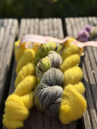 Petite Provence Set - Zitronengarten bestehend aus Zitronengelb und Bärbelsbauerngarten